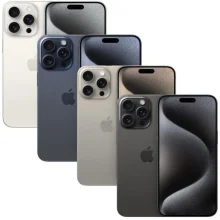 گوشی طرح آیفون مدل اپل iphone 15 pro max دو سیم کارت واقعی ظرفیت 128 گیگابایت رم 8 شرکت اچ کیو HQ (حافظه نمایشی 1 ترابایت ) با گارانتی معتبر